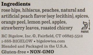 Bigelow Perfect Peach Tea Bags, 20 ct N7