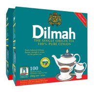 Dilmah, Premium, Ceylon Tea, Individually Paper Wrapped Teabags, 100-Count, in a display box (Pack of 2)