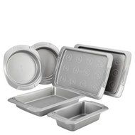 Cake Boss Deluxe Nonstick Bakeware 6-Piece Bakeware Set, Gray