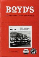 Boyd's Coffee Single Cup Coffee, Organic Red Wagon, 20 Count