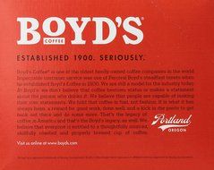 Boyd's Coffee Single Cup Coffee, Organic Red Wagon, 20 Count N4