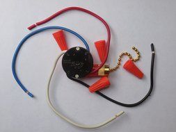 ZE-208S Zing Ear Ceiling Fan Pull Chain 3 Speed Control replacement Switch ze208s E89885 N2