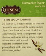 Celestial Seasonings Blk Tea,Sweet Nutcracker 20 Bag 6-Cs N2