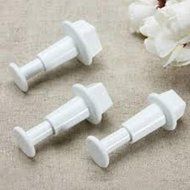 Cake &amp; Cookie Cutters 3pcs Square Shape Cake Plunger Cutters N3