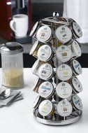 Nifty Starbucks Verismo Capsule Carousel-Holds 35 Verismo Capsules N2
