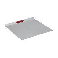 Cake Boss Deluxe Nonstick Bakeware 14-Inch by 16-Inch Insulated Cookie Pan, Gray with Red Silicone Grips