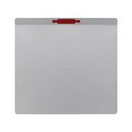 Cake Boss Deluxe Nonstick Bakeware 14-Inch by 16-Inch Insulated Cookie Pan, Gray with Red Silicone Grips N2