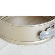 Qianle 3-Piece Nonstick Premium Bakeware Set Home Baking Pan Set Gold N3