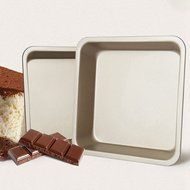 Qianle 3-Piece Nonstick Premium Bakeware Set Home Baking Pan Set Gold N5