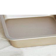 Qianle 3-Piece Nonstick Premium Bakeware Set Home Baking Pan Set Gold N6