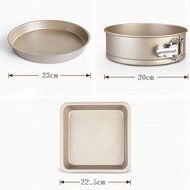 Qianle 3-Piece Nonstick Premium Bakeware Set Home Baking Pan Set Gold N9