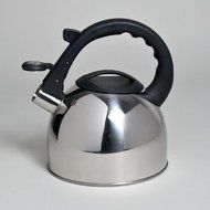 TEA KETTLE 2.5LT SILVER S/S LITHO BOXED SEE N2, Case Pack of 3