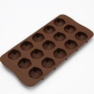 Always Your Chef 15 Cavities Emoji Pig Shaped Silicone Candy/Chocolate Making Molds MINI Cupake Baking Molds Ice... N2