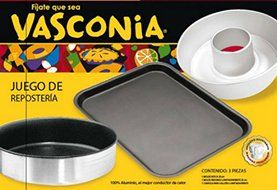 Vasconia 4022896 Baking Set, Medium, Aluminum
