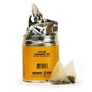 Cinnamon Tea - 100% Real Cinnamon, Premium Ceylon Tea, Zero Flavoring, 20 T/Bag Can N5