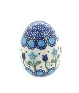 Polish Pottery Savannah Small Decorated Egg