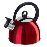 Oggi Stainless Steel Whistling Tea Kettle with Flip Open Spout, Blueberry N2