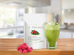 Tea-Mill Matcha Organic Japanese Green Tea Powder (100% USDA and JAS Certified), Blueberry N10