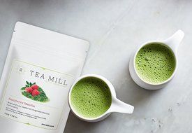 Tea-Mill Matcha Organic Japanese Green Tea Powder (100% USDA and JAS Certified), Blueberry N11