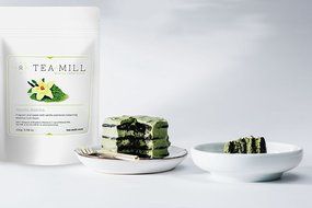 Tea-Mill Matcha Organic Japanese Green Tea Powder (100% USDA and JAS Certified), Blueberry N18