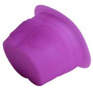 Yingwei Purple Muffin Top Cupcake Molds Reusable Silicone Baking Cups Novelty Jean Shaped Silicone Bake Cups for...