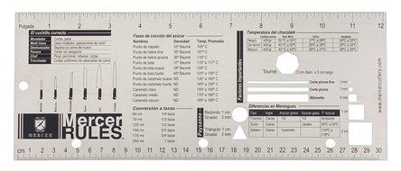 Mercer Culinary Mercer Rules Spanish Culinary Ruler