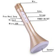 INHDBOX Mobile Wireless Microphone-Colorful Music Light ,Wireless Bluetooth Karaoke Player Microphone Speaker... N4