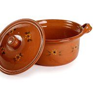 Mexican Cazuela - Medium, Lidded - Lead Free N2