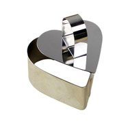 Mousse Cake Molds for Desserts Making ,Stainless Steel Cake Mousses Cutters , Egg Mousse Ring Cookie Cutter Pastry... N4