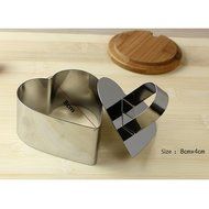 Mousse Cake Molds for Desserts Making ,Stainless Steel Cake Mousses Cutters , Egg Mousse Ring Cookie Cutter Pastry... N5