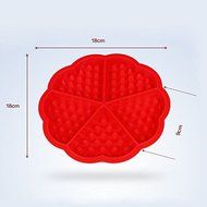 Heart Love Shape Silicone Waffle Mold Mould Cake Baking Mold shopping N2