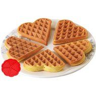 Heart Love Shape Silicone Waffle Mold Mould Cake Baking Mold shopping N8