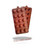 Spiral Circle Shaped Fondant Cake Chocolate Pan Candy Soap Silicone Mold Baking Pan Cake Decoration