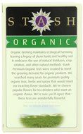 Stash Tea Organic Earl Grey Black and Green Tea, 18 Count Tea Bags in Foil (Pack of 6) N9