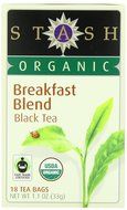 Stash Tea Organic Earl Grey Black and Green Tea, 18 Count Tea Bags in Foil (Pack of 6) N14