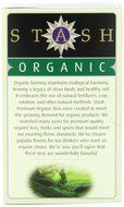 Stash Tea Organic Earl Grey Black and Green Tea, 18 Count Tea Bags in Foil (Pack of 6) N16