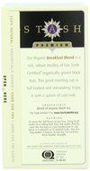 Stash Tea Organic Earl Grey Black and Green Tea, 18 Count Tea Bags in Foil (Pack of 6) N17