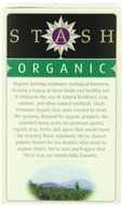Stash Tea Organic Earl Grey Black and Green Tea, 18 Count Tea Bags in Foil (Pack of 6) N36
