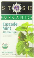 Stash Tea Organic Earl Grey Black and Green Tea, 18 Count Tea Bags in Foil (Pack of 6) N59