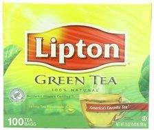 Lipton Green Tea, 100 Percent Natural 100 ct