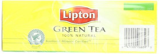 Lipton Green Tea, 100 Percent Natural 100 ct N3