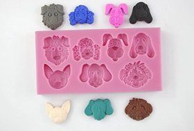 HSE 2015 Silicone double sugar mold chocolate cake mold mold animal shape soaps soft silicone mold