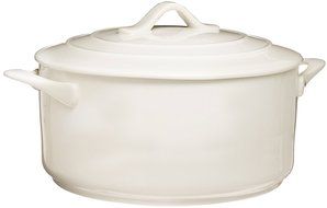 Maxwell and Williams Basics Oven Chef Round Casserole, 119-Ounce, White