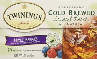 Twinings Cold Brewed Iced Tea Mixed Berries -- 20 Tea Bags