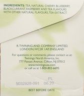 Twinings Cold Brewed Iced Tea Mixed Berries -- 20 Tea Bags N2