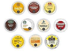 30 Pack - Variety Light Roast Coffee k Cups For Keurig K-Cup Brewers and 2.0 Brewers (10 Brands, 3 K Cup Each)
