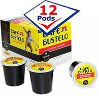 Cafe Bustelo K-Cup Packs, Espresso Style. Pack of 12 pods
