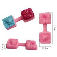 3 Pack Sinduc Cake Chocolate Mould Silicone 3D Flower Cake Decorating Tools N5