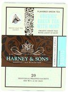 Harney and Sons Organic Green Tea Bags, Mint, 20 Count