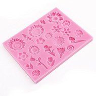 Tulip Daisy Sunflower Silicone Fondant Mold Chocolate Baking Mould shopping